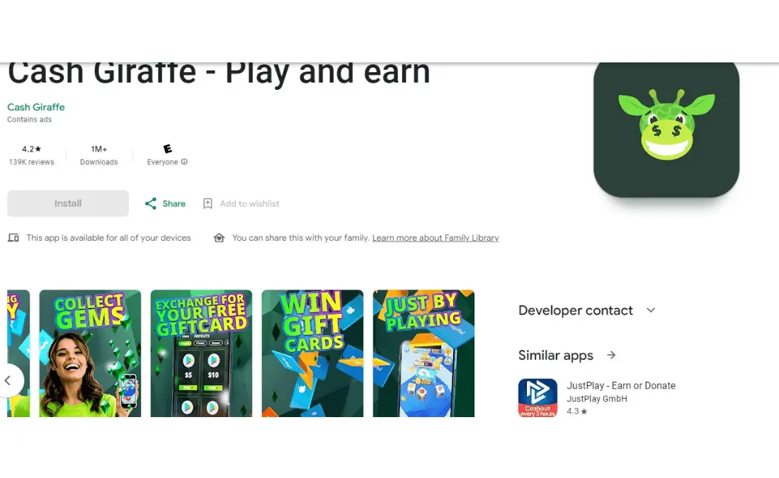 Read more about the article Cash Giraffe Review – Get Paid To Play Games, Is It Legit Or A Scam?