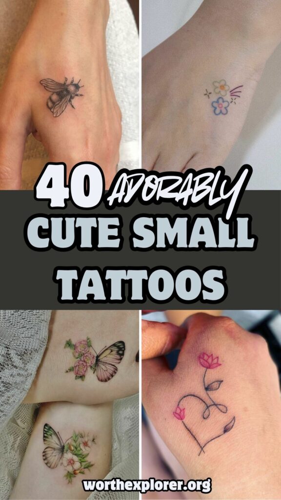 40 Adorably Cute Small Tattoos