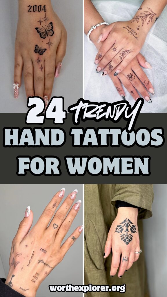 Hand Tattoos for Women