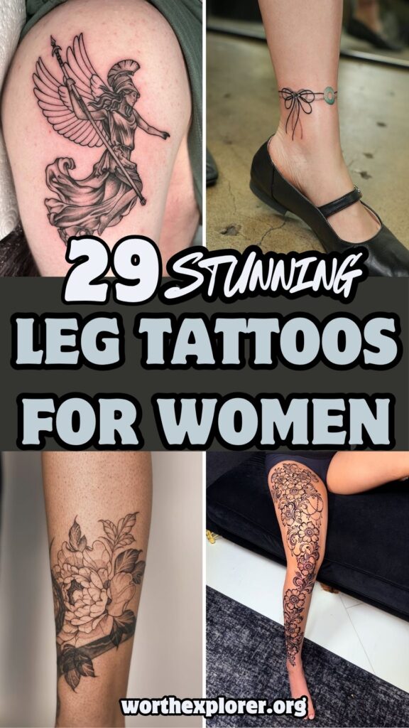 29 Stunning Leg Tattoos for Women