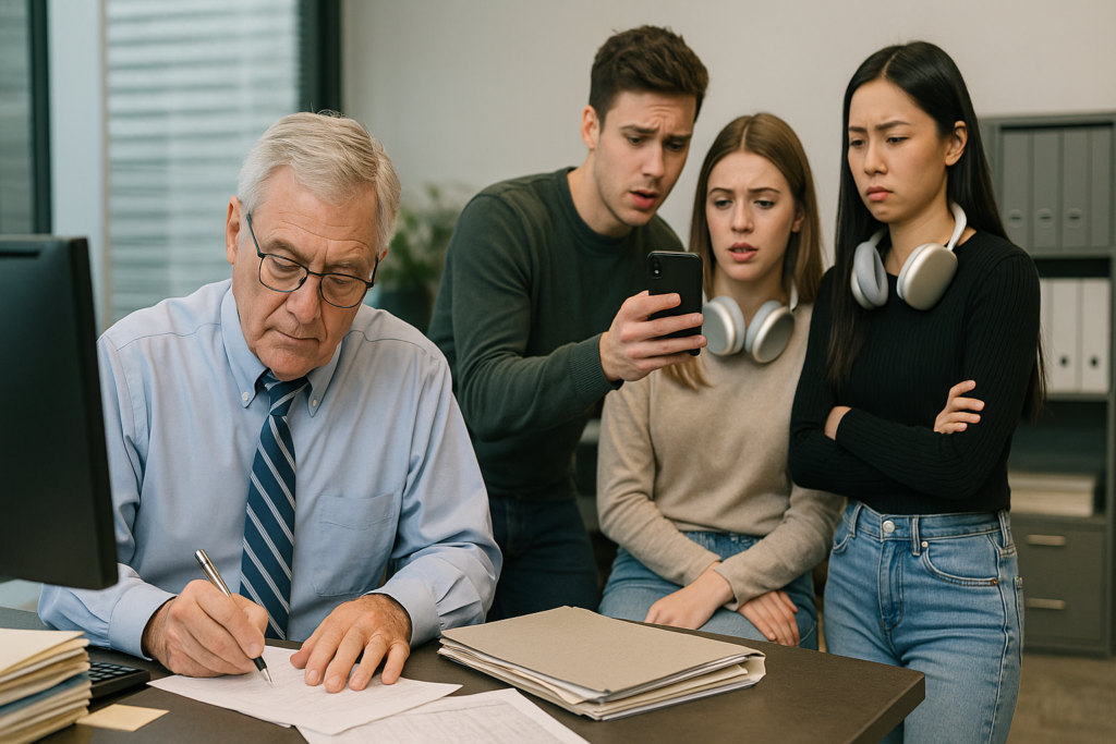 You are currently viewing Boomers are still doing these 7 things at work while Gen Z watches and ‘crashes out’