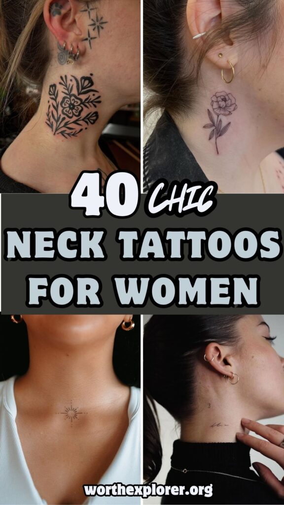 Neck Tattoos for Women
