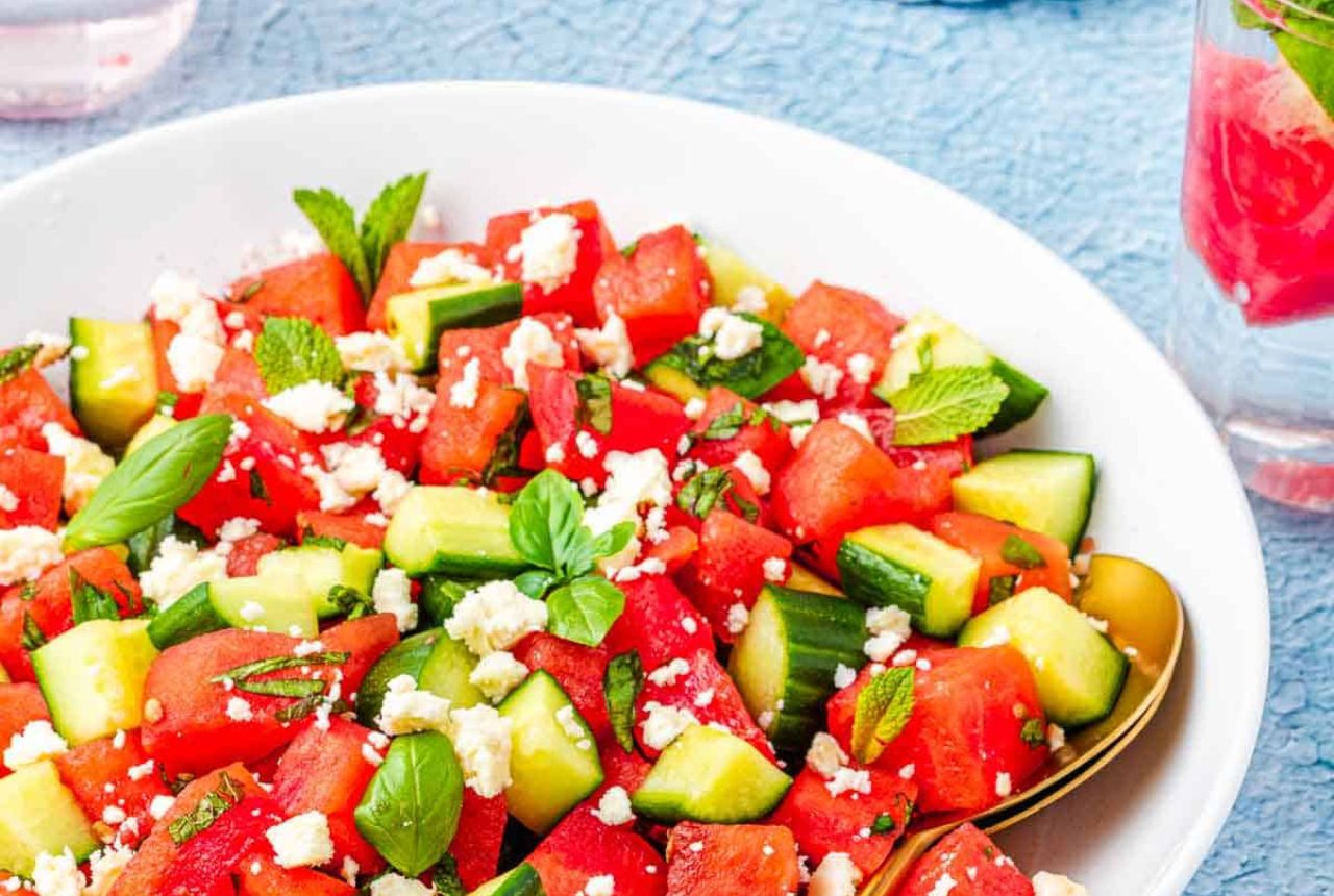 You are currently viewing Watermelon and Cucumber Salad – A Total Game Changer Worth Trying