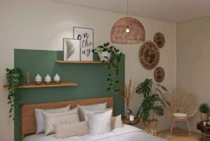 Read more about the article Half Green Wall Bedrooms That Will Make You Rethink Paint Forever