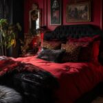 Red Moody Bedroom Ideas That Look Rich and Dramatic