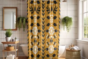 Read more about the article Bohemian Shower Curtain Designs That Make Your Bathroom Feel Cozy
