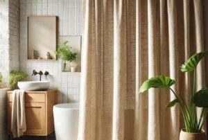Read more about the article Fresh Linen Shower Curtain Bathroom Ideas for the Modern Home
