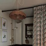 Shower Curtain Mounted To the Ceiling for a Seamless Bathroom Upgrade