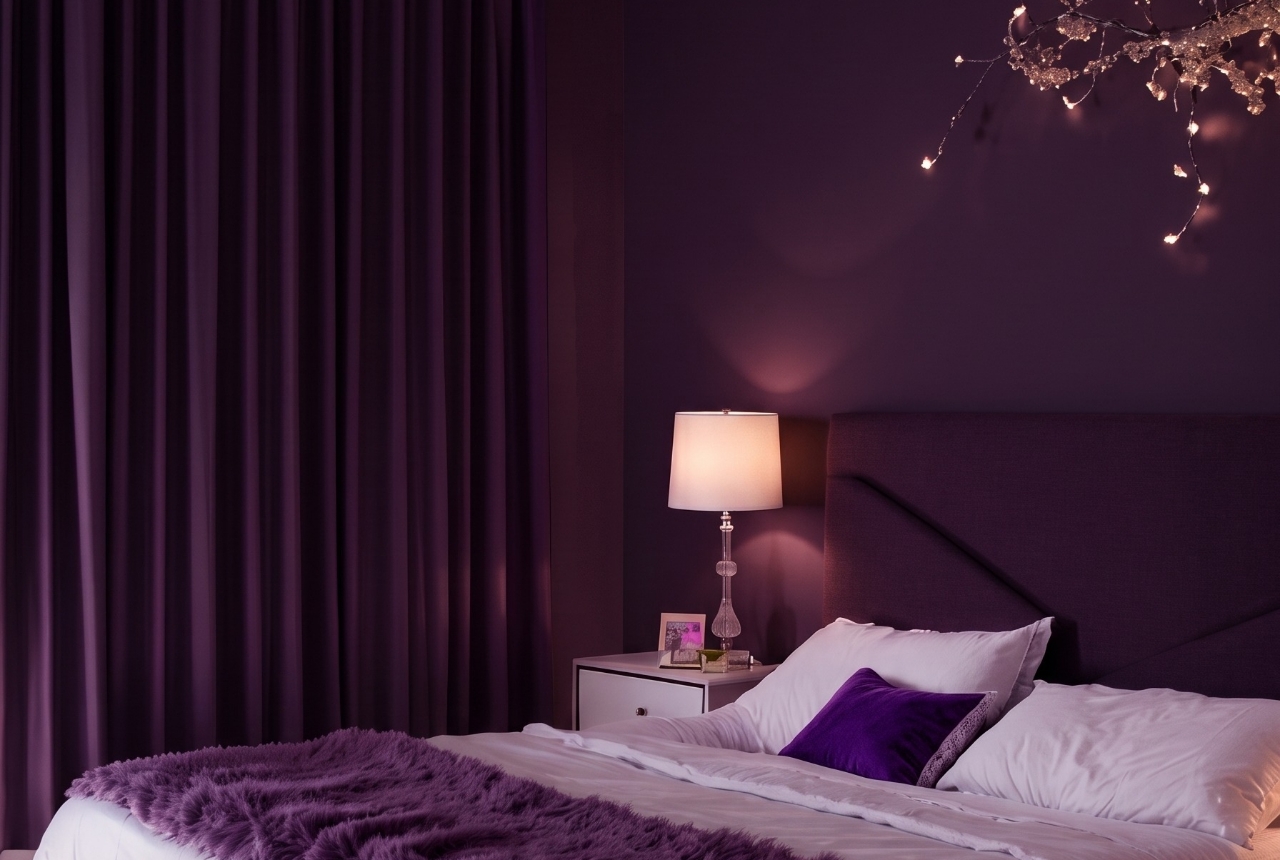 You are currently viewing Dark Purple Feminine Bedroom Ideas That Still Feel Romantic on a Budget, All Under $50