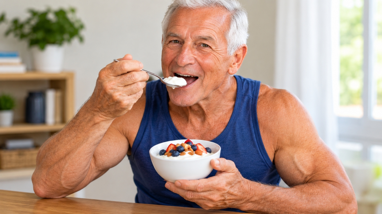 You are currently viewing 7 Foods That Help Fight Muscle Loss After 70 and Keep Your Legs Strong
